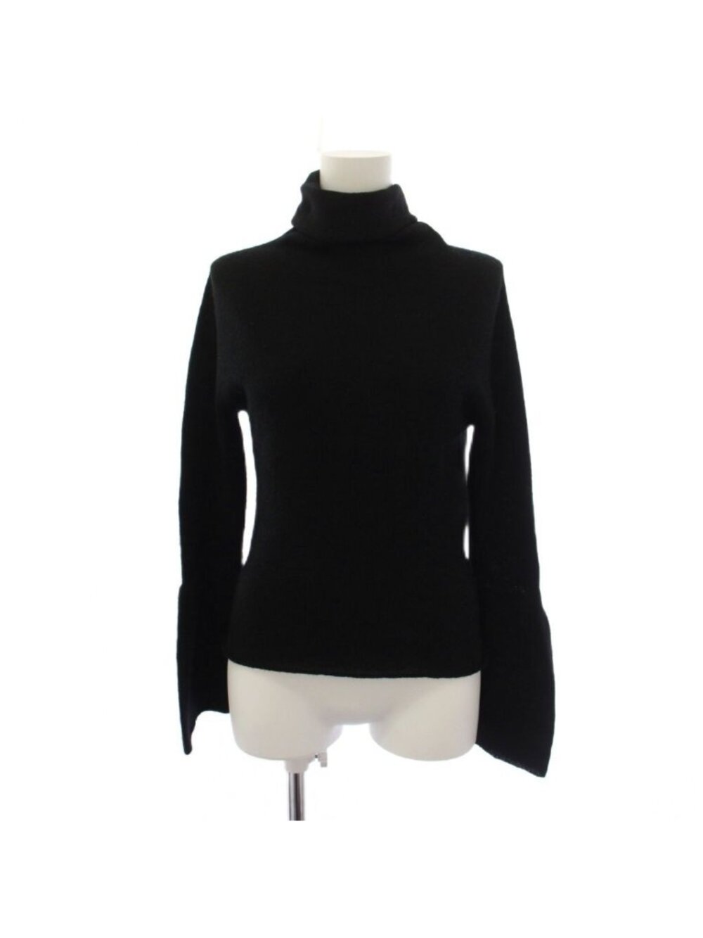 Gucci Knit Sweater Long Sleeve Turtleneck Cashmere XS Black